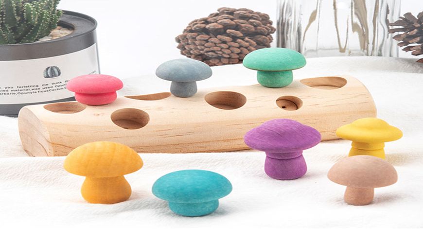 IN-MWSC0041 Simulation Mushroom Block Toys