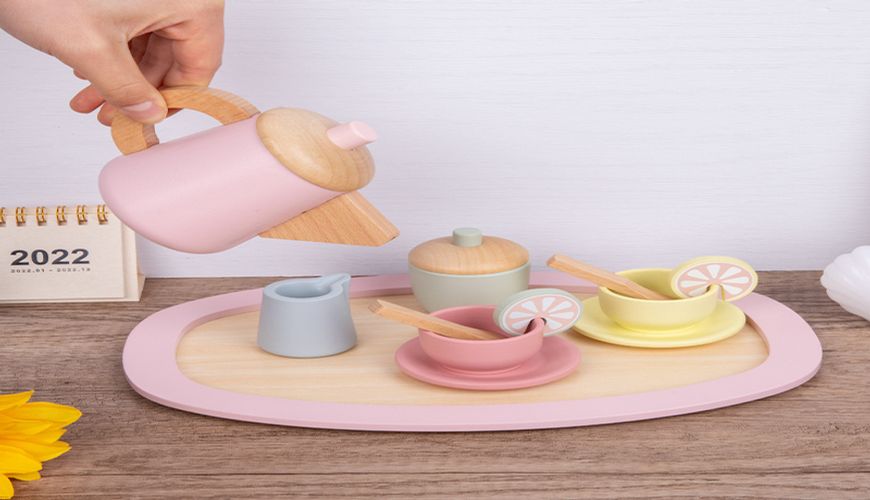 IN-MWSC0159 Wooden Tea Set Toys