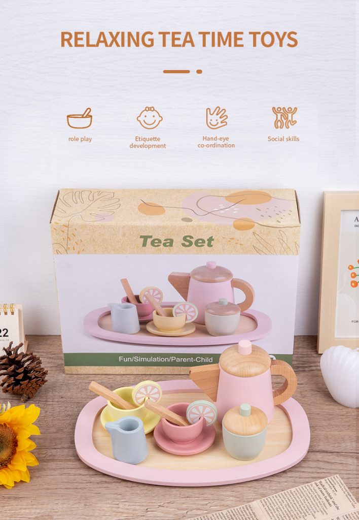 IN-MWSC0159 Wooden Tea Set Toys